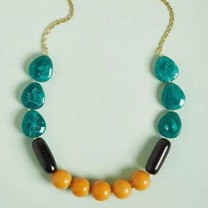 Collar de resina hecho a mano multicolor de alta calidad para mujer, joyería de moda con cadena de cuentas para bodas de la India - Product Image 1