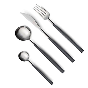 Cubiertos DE BODA pulidos de plata de acero inoxidable de tendencia a precio barato Juego de cubiertos de metal para eventos especiales Cena - Product Image 3