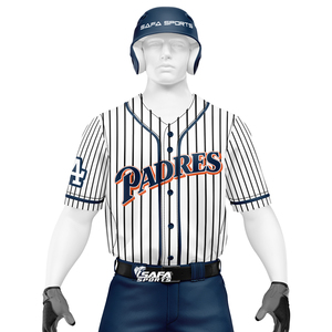 Camiseta de Béisbol Internacional Personalizada para Jóvenes, Uniforme de Béisbol Más Vendido, Precio al por Mayor, Camiseta de Béisbol con Botones - Product Image 1