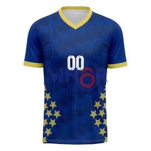 Bajo MOQ 2025 Camiseta de fútbol para hombres Camiseta de fútbol de alta calidad Camiseta de fútbol personalizada para hombres a la venta OEM ODM con servicio - Product Image 1