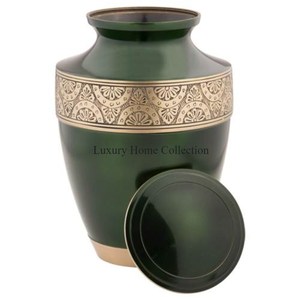 Woodland Camouflage Enamel Finished Classic Designer Handmade Tabletop Decorative Memorial <b>Keepsake</b> <b>Ashes</b> Cremation Urns & Pots - Product Image 5