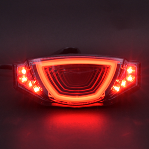 ไฟท้ายรถจักรยานยนต์ LED ไฟเบรคแบบรวมไฟเลี้ยว 12V ปลั๊กแอนด์เพลย์สำหรับดูคาติ สแครมเบลอร์ 2015 - Product Image 4