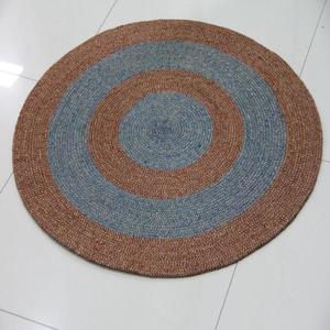 Tapis faits main en jute, modèle 2026, écologiques, en matériaux naturels, de forme ronde - Product Image 1