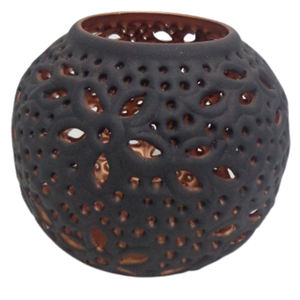 Bol de service rond en fer Cool Grey Stone Dernières bols en métal de conception pour la cuisine et la table Personnalisés à la main en vrac - Product Image 5