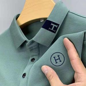 Polos de bonne qualité OEM pour hommes, 100% coton, polos avec logo brodé pour hommes, t-shirt pour hommes à vendre - Product Image 4