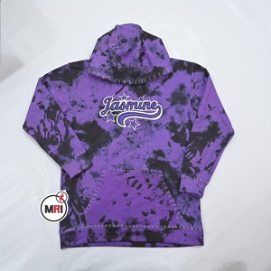 Ensemble de survêtements essentiels surdimensionnés en polaire de haute qualité Ensemble de survêtements unisexes brodés Tie Dye avec logo avant et arrière - Product Image 2