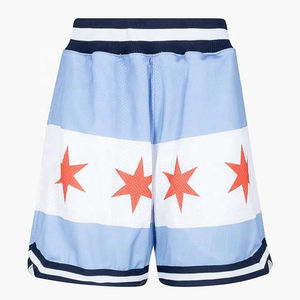 Short de basket-ball double couche BSCI de meilleure qualité Pantalon d'entraînement à séchage rapide avec logo personnalisé Option grande taille pour vêtements de sport d'été - Product Image 1