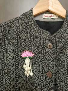 เข็มกลัดดอกบัวทำมือ เครื่องประดับสำหรับผู้หญิง ใช้เป็นเข็มกลัดนิรภัย ของชำร่วยงานแต่งงานและงานหมั้น ของขวัญงานเลี้ยงสังสรรค์ ของขวัญงานแต่งงานแบบบาราตี - Product Image 6