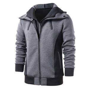 Sweats à capuche et sweat-shirts pour hommes de grande taille pulls à capuche unisexes en coton nouveau design à motif personnalisé avec fermeture éclair latérale - Product Image 1