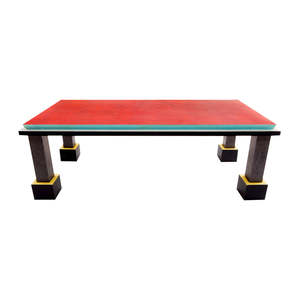 Palm Spring Industrial Design Stable and Extendable Oval Dining <b>Table</b> Set Resin and Wooden for Home Bar or Office Assembled - Product Image 1