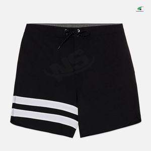 Shorts décontractés pour hommes de haute qualité en spandex/polyester, couleur unie, taille élastique, confortables, pour l'été, la gym, le streetwear, la course à pied, imperméables - Product Image 4