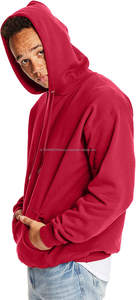 Sweat à capuche oversize pour homme en tissu 100% recyclé, doux, respirant, avec poche kangourou - Product Image 4