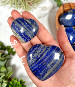 Vente en gros de pierres naturelles sculptées de haute qualité en cristaux Lapis Lazuli Puffy heart Energy stone For Feng Shui - Product Image 3