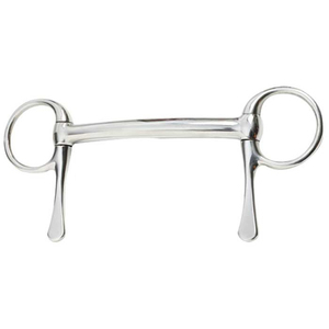 Mors à bouche large en acier inoxydable avec embout poli et lisse pour l'équitation et l'équipement vétérinaire - Product Image 2