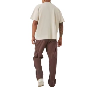 Camiseta de Algodón 100% Pesado para Hombre, Lisa, Personalizada, Ecológica, Antiarrugas, Tallas Grandes, Ajuste Holgado, con Estampado - Product Image 1