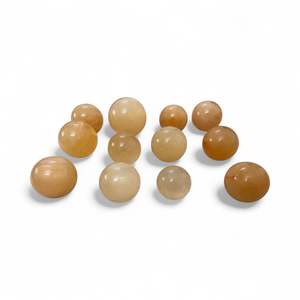 Wholesale Eco-Friendly Natural Yellow Calcite <b>Crystal</b> <b>Spheres</b> | Laser UV Printed Healing Energy Stone for Home Decor Meditation - Product Image 1
