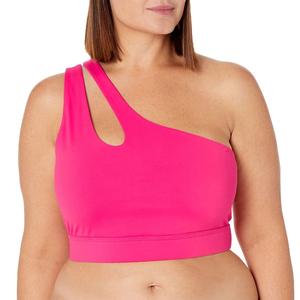 Soutien-gorge de sport actif à une épaule pour femmes respirant entraînement Fitness Yoga soutien-gorge de sport pour dames - Product Image 1