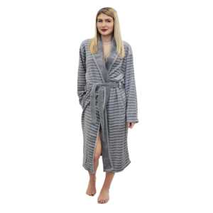 Bata de Baño Suave con Estampado Floral de Henry's Cozy para Adultos, Cierre con Cordón, Talla Única, para el Hogar, Noche, o Ocasiones Nupciales - Product Image 1