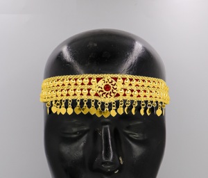 <b>Women</b> Hair Jewelry Bridal Hair Decoration Accessory Gold Plated Hairpin <b>Headband</b> Jewellery New Fashion Trendy Look - Product Image 3