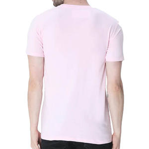 T-shirts personnalisés en gros pour hommes, confortables, à manches courtes, en coton, coupe ajustée, col rond - Product Image 6