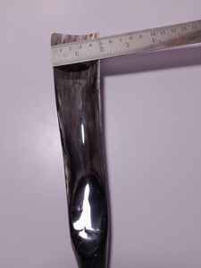 Chausse-pied plat en corne naturelle de buffle naturel avec poignée avec artisanat indien taille personnalisée prix bon marché - Product Image 3