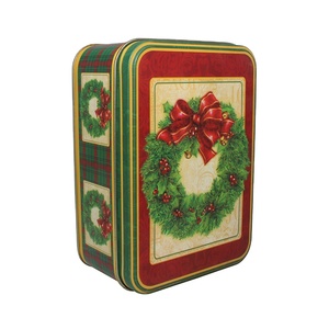 Sleek Irregular Tinplate Storage <b>Tins</b> with Lids Reusable Holiday Gift & Craft Packaging for <b>Chocolates</b> Tea & Baked Treats - Product Image 2