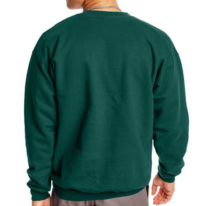 Green Color Manufacturers Custom Logo Fleece Blank <b>Crewneck</b> <b>Sweatshirts</b> Customized Logo Pullover <b>Men</b> <b>Sweatshirts</b> - Product Image 2