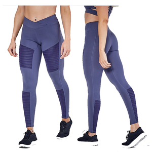Mallas de Yoga transpirables de cintura alta para mujer, entrenamiento, Control de barriga, levantamiento de glúteos, ropa deportiva, cintura elástica, mallas de Yoga, Pantalones - Product Image 2