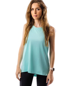 <b>Womens</b> Custom <b>Tank</b> <b>Top</b> V Neck <b>Knitted</b> Cotton/Bamboo Breathable Summer Gym Workout - Product Image 1