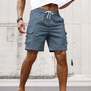 กางเกงขาสั้นวิ่งออกกำลังกายสำหรับผู้ชายกางเกงขาสั้นแห้งเร็วผ้าตาข่ายซับในน้ำหนักเบา - Product Image 2