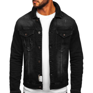 Veste jeans pour hommes personnalisée dernière conception jeans de haute qualité prix de gros jeans pour hommes vestes pour hommes, vestes pour hommes, veste pour homme - Product Image 5