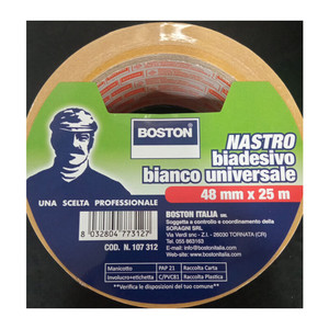 Nastro Biadesivo Boston per Applicazione di Moquette, 25x50 mm - Product Image 1