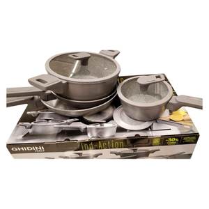 Juego de utensilios de cocina antiadherentes de aluminio de 8 piezas Dove Gray ACTION 321712010X - Product Image 1