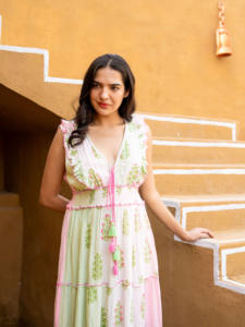 Vestido Maxi Bordado para Mujer, Estilo Bohemio, Color Pastel, Algodón, Vestido Largo de Verano, Atuendo Étnico, Vestido Maxi Bordado para Mujer, Estilo Bohemia - Product Image 5