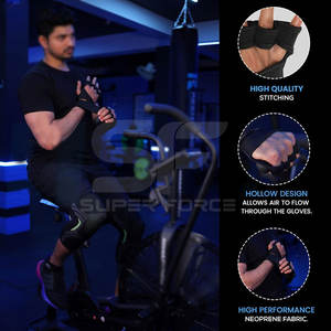 Strong Neoprene <b>Weight</b> Lifting <b>Gloves</b> with Ventilated Back for Gym Training Neoprene <b>Weight</b> Lifting <b>Gloves</b> - Product Image 3