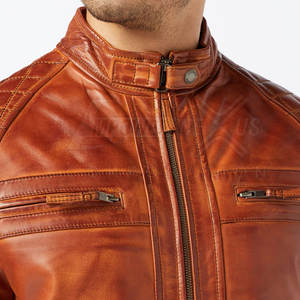 Chaqueta de cuero cálida de invierno transpirable para hombre, ropa informal, chaqueta de cuero para hombre a precio razonable - Product Image 6