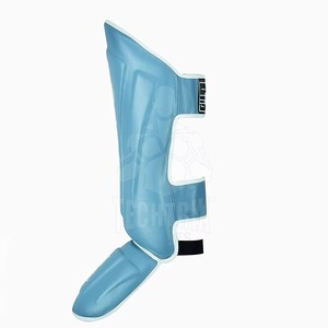 Espinillera profesional, logotipo personalizado, impresión personalizada, espinilleras de cuero MMA, venta al por mayor, espinilleras de la mejor calidad a la venta - Product Image 5