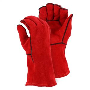 Gants de travail en cuir de vachette robuste Gants de sécurité pour le soudage industriel avec fonction anti-impact - Product Image 1