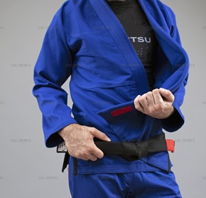 Unisexe de haute qualité BJJ Gi personnalisé OEM karaté Arts martiaux différentes couleurs femmes hommes-prix de gros Jiu Jitsu uniformes - Product Image 3