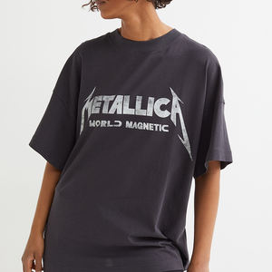 Camiseta de manga corta 100% algodón básico liso en blanco logotipo personalizado impresión redondo cuello redondo verano Mujer camiseta - Product Image 1