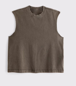 New Design logo Printed <b>Men</b> Tanktop Crew Neck Sleeveless <b>Men</b> Tanktop Solid Color Stylish <b>Cropped</b> <b>Tops</b> <b>Men</b> Tank <b>top</b> - Product Image 5