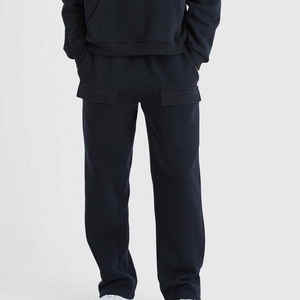 Fleece Unisex Grueso Algodón Jogging Hombres Chándales Casual Logotipo Personalizado Chándales Con Capucha Liso Sudadera Con Capucha Y Joggers Conjunto Para Hombres - Product Image 4