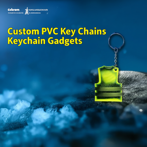 Portachiavi Personalizzati in PVC Cebrom, Gadget Riflettenti - Product Image 3