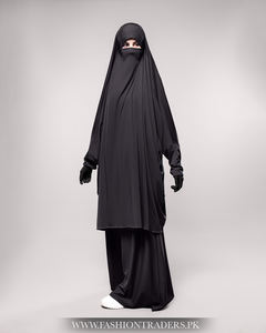 Tendance robe de jilbab musulman OEM Service de gros tissu en polyester de haute qualité élégant et modeste pour un usage quotidien et la prière - Product Image 2