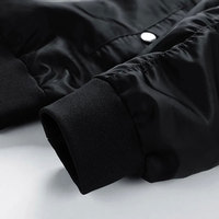 Blouson Bomber Confortable à Col Montant et Logo Avant, Coupe Décontractée, Tissu Doux, Qualité Durable, Personnalisable, Idéal pour le Quotidien – Vente en Gros