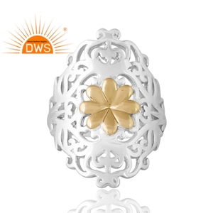 Anillo de boda de plata de ley de último diseño, anillo de cóctel, joyería personalizada para mujer, regalo para ella, fabricante de joyería artesanal - Product Image 3