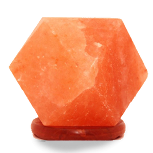 Lampe à sel en forme de diamant rose de l'Himalaya la plus vendue, fabriquée à la main, style de fleurs sculptées, fabricant OEM direct, artisanat naturel - Product Image 1