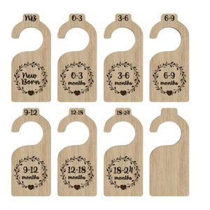 Personalizzato in legno armadio divisori compensato porta appendiabiti organizer per bambini in legno divisori per adulti o per bambini - Product Image 3