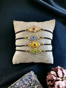 DAFNI BIG PAZAR Bohemian <b>Beaded</b> <b>Bracelet</b> with Natural Stone and Precious Metal Alloy Micro Insert 0.08g Unisex Gift - Product Image 6