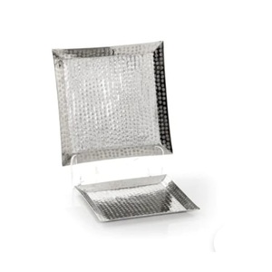 Plateau de service en métal de qualité supérieure plateau de service de finition nickelé pour plateau de service décoratif en métal en aluminium fait à la main - Product Image 5